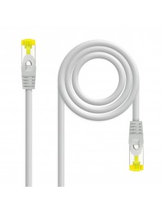 Latiguillo cable red lszh - sftp cat.6a rj45 nanocable 1m gris