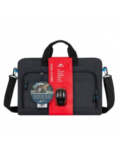 Maletin rivacase 8058 para portatil 17.3 pulgadas + mouse raton inalambrico