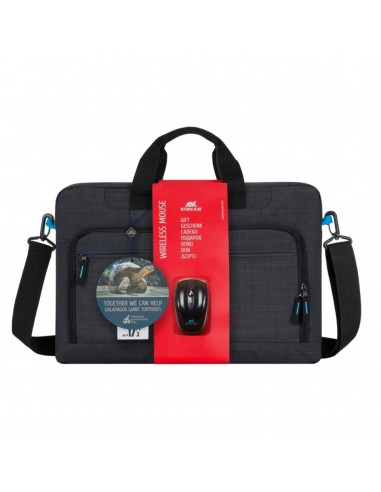 Maletin rivacase 8058 para portatil 17.3 pulgadas + mouse raton inalambrico