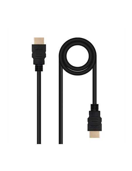Cable nanocable hdmi v2.0 4k@60hz 18gbps a - m - a - m - 1.5 m - negro