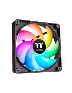 Ventilador 140x140 thermaltake ct140 black pack 2uds - 1500rpm - pwm - argb
