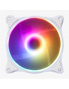 Ventilador caja gaming hiditec argb - n - 18 120mm blanco