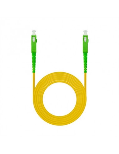 Latiguillo cable fibra optica mono nanocable sc - apc lszh amarillo 5m