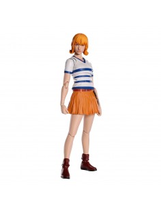 Figura tamashii nations one piece netflix series nami fig. 15 cm sh figuarts