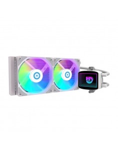 Kit de refrigeracion liquida hiditec lq240 argb 360mm white