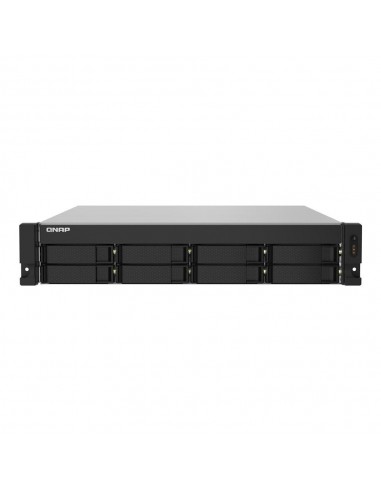 Servidor nas qnap ts - 832pxu - 4g 8 bahias 2u rack 4gb gigabit ethernet