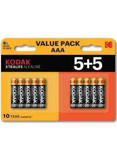 Blister pilas kodak alcalina xtralife aaa lr3 - blister 5+5