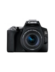 Camara digital canon reflex eos 250d+ef - s 18 - 55mm f - 4 - 5.6 is - 24.1mp - digic 8 - 4k - wifi - bluetooth - negro