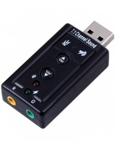 Adaptador de audio ewent ew3762 7.1 - usb 2.0