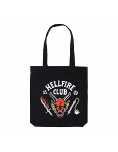 Tote bag stranger things hellfire club