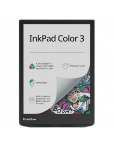 Libro electronico ebook pocketbook inkpad color 3 7.8 pulgadas 32gb - color stormy sea