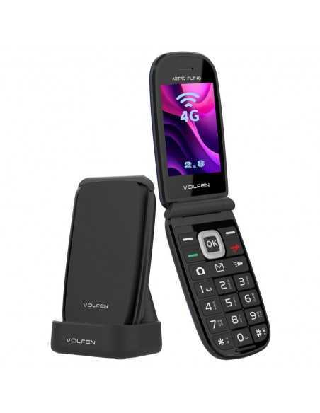 Telefono movil volfen astro flip 4g negro