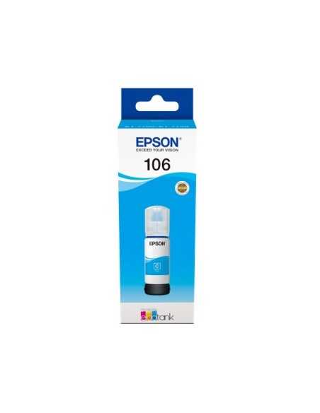 Cartucho tinta epson c13t00r240 106 ecotank cyan ink et - 7700 - et - 7750