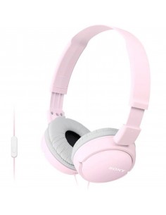 Auriculares sony mdrzx110app - rosa - pleglable - microfono