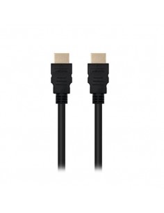 Cable hdmi 1.4 tipo a a hdmi tipo a nanocable 1.5m - macho - macho - alta velocidad - 4k - 10gbps - negro