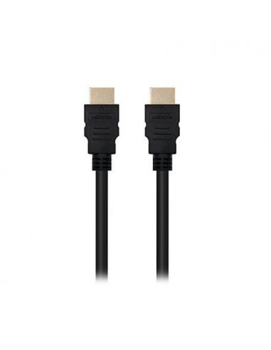 Cable hdmi 1.4 tipo a a hdmi tipo a nanocable 1.5m - macho - macho - alta velocidad - 4k - 10gbps - negro