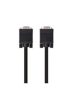 Cable svga hdb15 nanocable 1.8m - macho - macho - negro