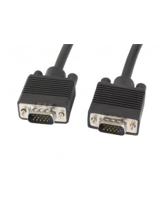 Cable vga lanberg 15m - macho - macho - negro