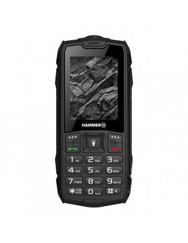 Telefono movil rugerizado hammer rock 2.4 pulgadas - 0.3mpx - 2g