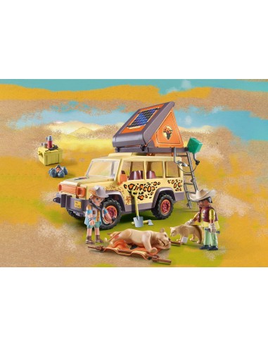 Playmobil wiltopia vehículo todoterreno con leones