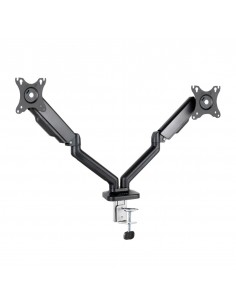 Soporte mesa tooq 2 brazos hasta 32 pulgadas 100x100 max 9kg