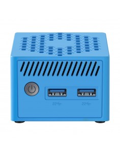 Mini ordenador leotec lempc06b n100 8gb 128gb azul - windows 11 pro preinstalado - licencia de activacion no incluida