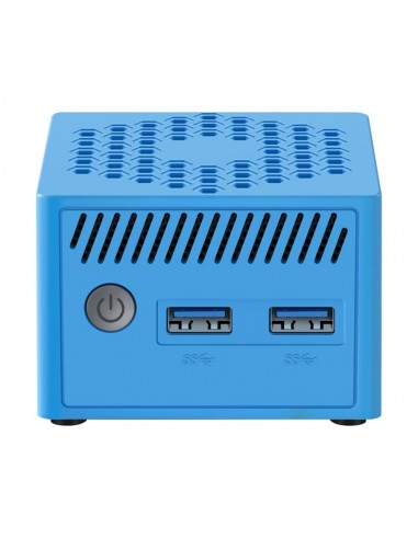 Mini ordenador leotec lempc06b n100 8gb 128gb azul - windows 11 pro preinstalado - licencia de activacion no incluida