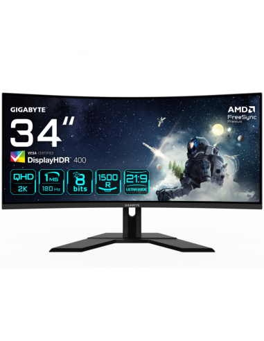 Monitor gaming gigabyte g34wqcp 34 pulgadas 3440x1440 va 1500r