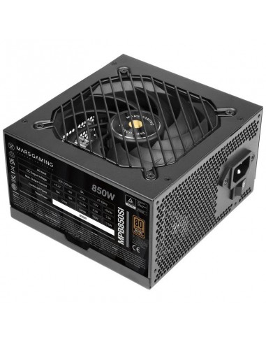 Fuente de alimentacion mars gaming 850w mpb850si extreme silence 80 plus bronze negro