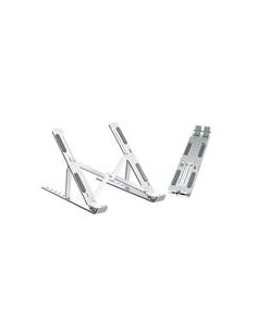 Soporte de mesa plegable de viaje ewent ew1266 para ordenador portatil 10 - 15.6 pulgadas aleacion de aluminio