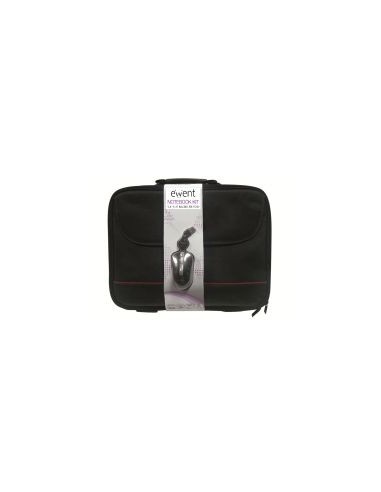 Kit ewent bolsa notebook para portail 15.6 pulgadas + mouse raton usb