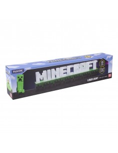Lampara paladone minecraft logo