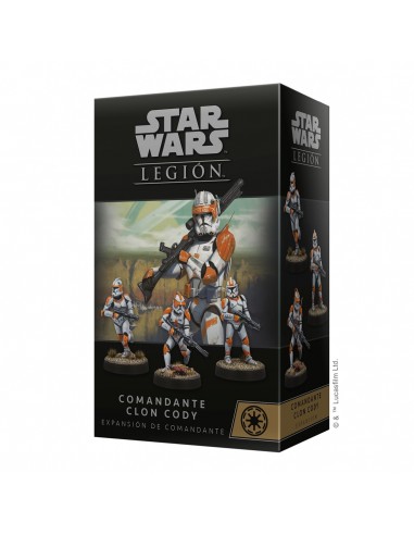 Juego de mesa star wars legion comandante clon cody edad recomendada 14 aÃ±os