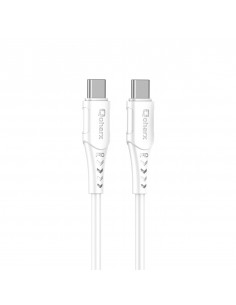 Cable qcharx sofia tipo c a tipo c 3a 60w - 1 m - pvc blanco