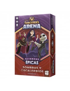Juego de mesa disney sorcerer arena sombras y escalofrios expansion edad recomendada 13 aÃ±os
