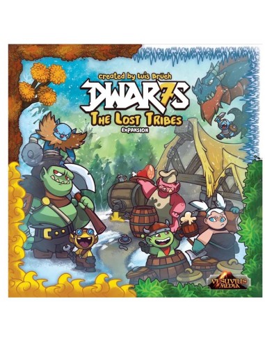 Juego de mesa dwar7s tribus perdidas expansion edad recomendada 13 aÃ±os idioma ingles
