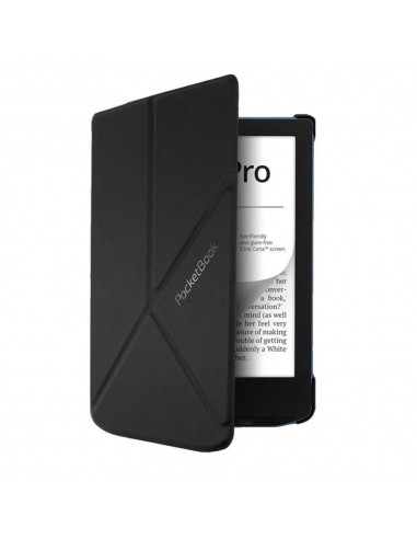 Pocketbook funda shell series verse + verse pro - origami color negro