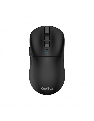 Mouse raton coolbox w03 ultraligero negro 10000 dpi gaming inalambrico rf+bt