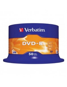 Verbatim dvd - r 4.7gb 16x tarrina 50 unds imprimible