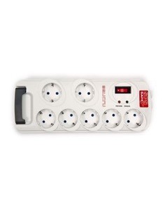 Regleta salicru sps.safe 7 7 tomas schuko proteccion infantil interruptor luminoso