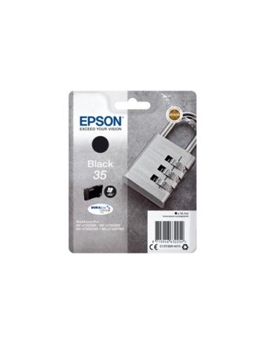 Cartucho tinta epson c13t35814010 negro durabrite ultra ink 35 - 900 paginas - candado