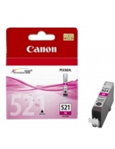 Cartucho tinta canon cli 521m magenta 9ml pixma 3600 - 4600 - 4700 - mp540 - 550 - 560 - 620 - 630 - 640 - 980 - mx860 - 870