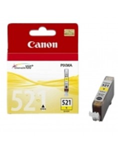 Cartucho tinta canon cli 521 amarillo 9ml pixma 3600 - 4600 - 4700 mp 540 - 550 - 560 - 620 - 630 - 640 - 980 mx860 - 870