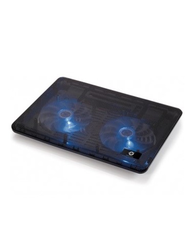 Soporte - base de refrigeracion conceptronic para portatiles hasta 15.6 pulgadas 2 ventiladores 125mm