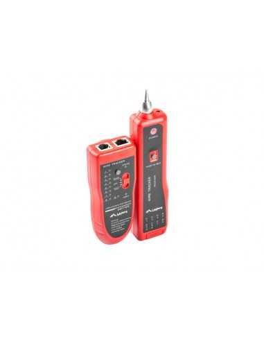 Tester lanberg cable rastreador de pares rj - 45 rj - 12 rj - 11 coaxial