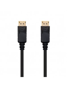 Cable displayport m - m 3m nanocable negro retail dp - m - dp - m - 3m - conectores oro - 5.4 gbits