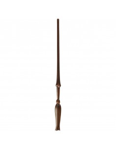 Replica the noble collection harry potter varita de luna lovegood caja decorada & placa identificativa