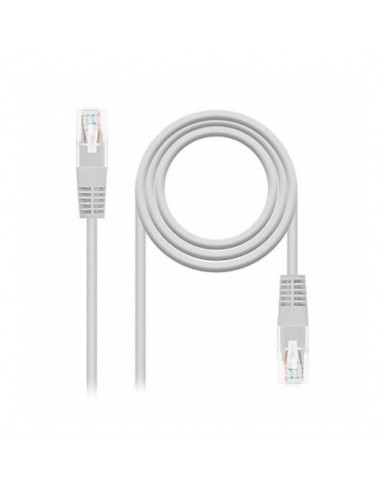 Cable red nanocable latiguillo rj45 utp cat6 10m gris
