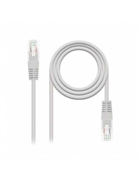 Cable red nanocable latiguillo rj45 utp cat6 10m gris
