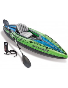 Intex 68305 - kayak k1 deportivo inflable 1 persona max 100 kg pvc 274 x 76 x 33 cm